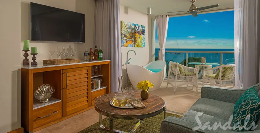 Beachfront One-Bedroom Butler Suite wTranquility Soaking Tub 1 of 6