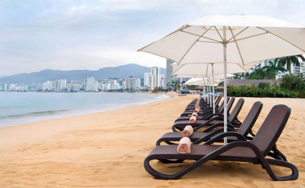 Dreams Acapulco Resort Spa beach view