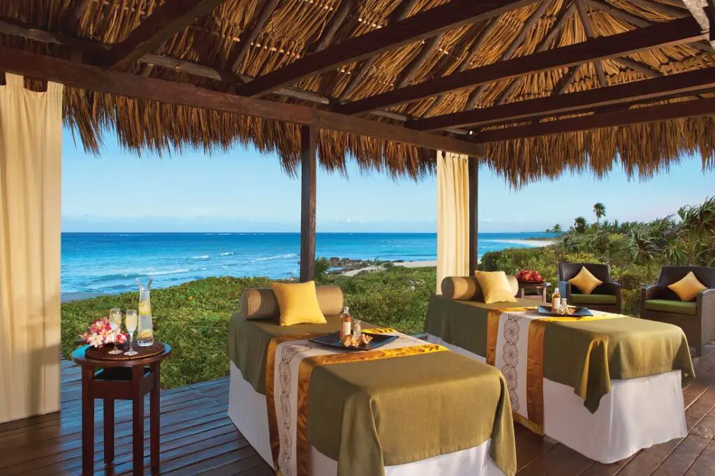 Dreams Tulum Resort Spa Oceanfront Spa Cabin