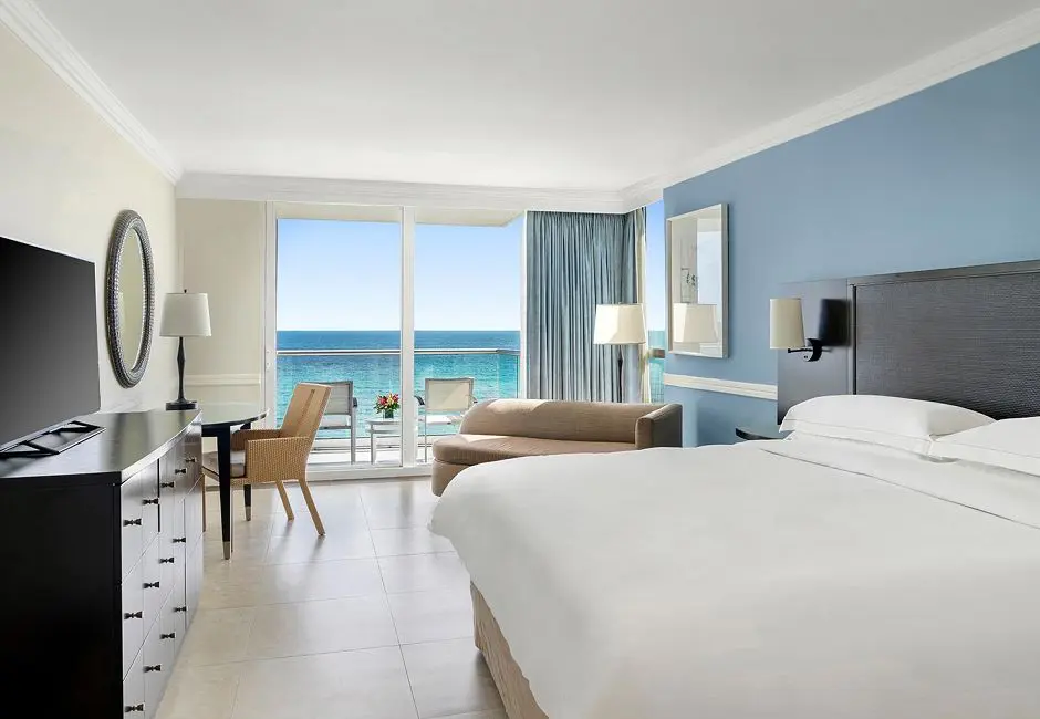 Hilton Rose Hall Resort and Spa oceanfront guestroom