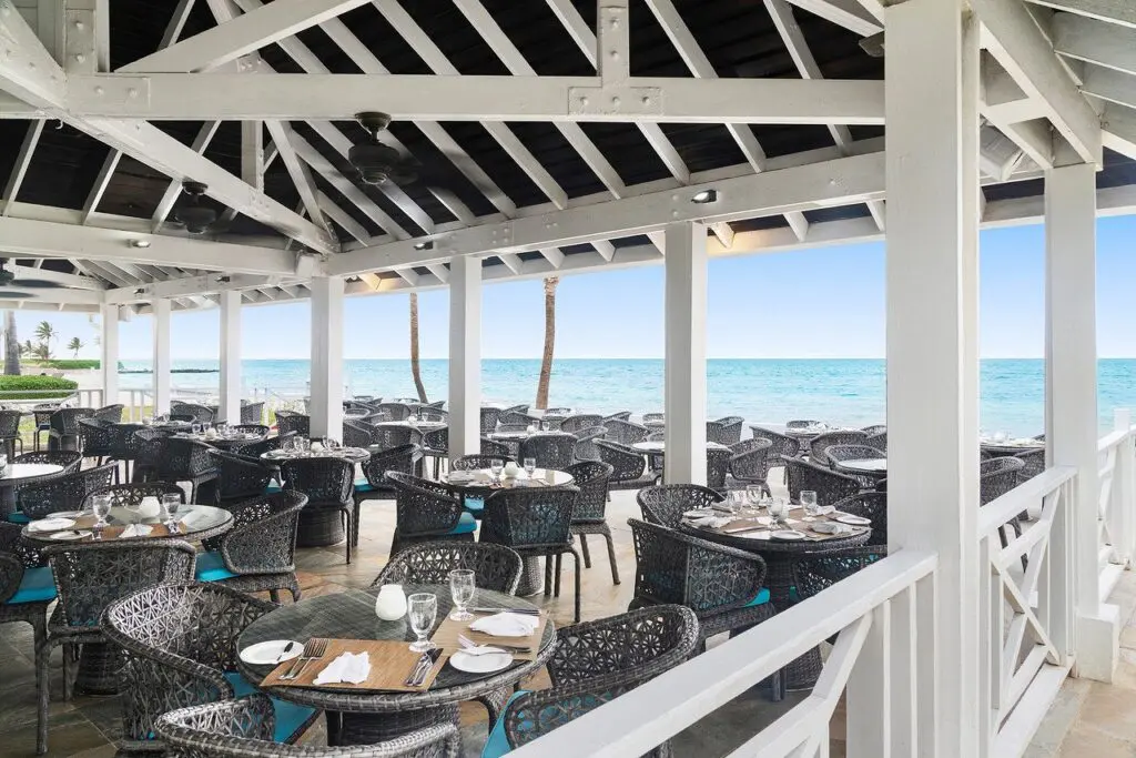 Hilton Rose Hall Resort and Spa seaside restaurant