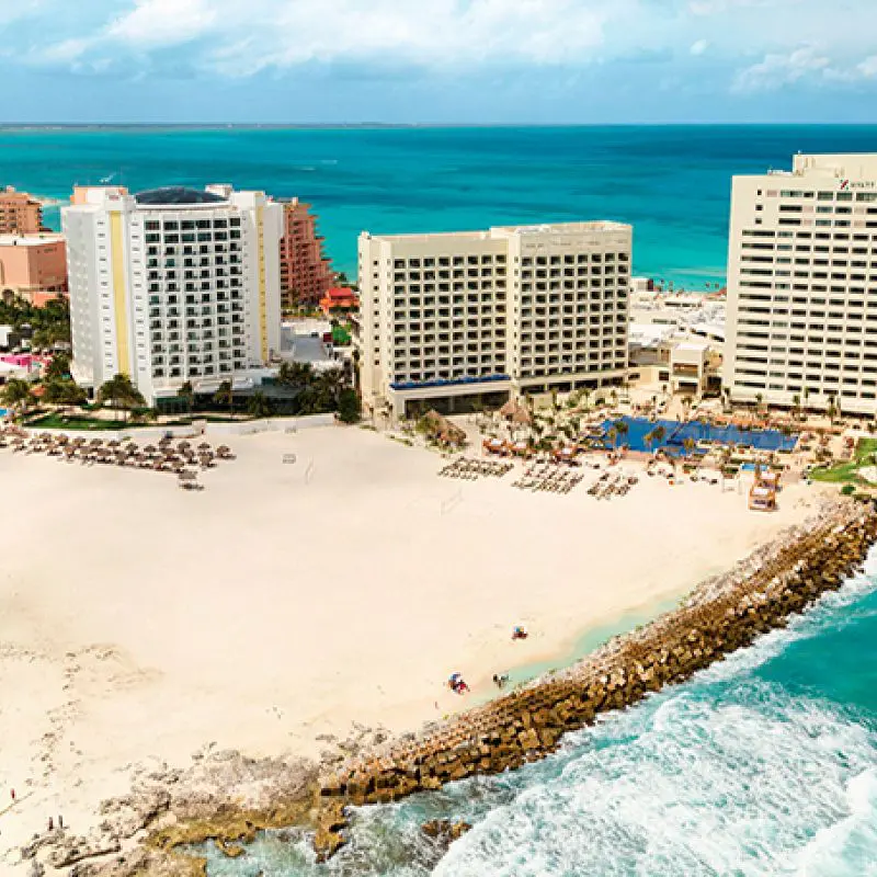 Hyatt Ziva Cancun Aerial 2