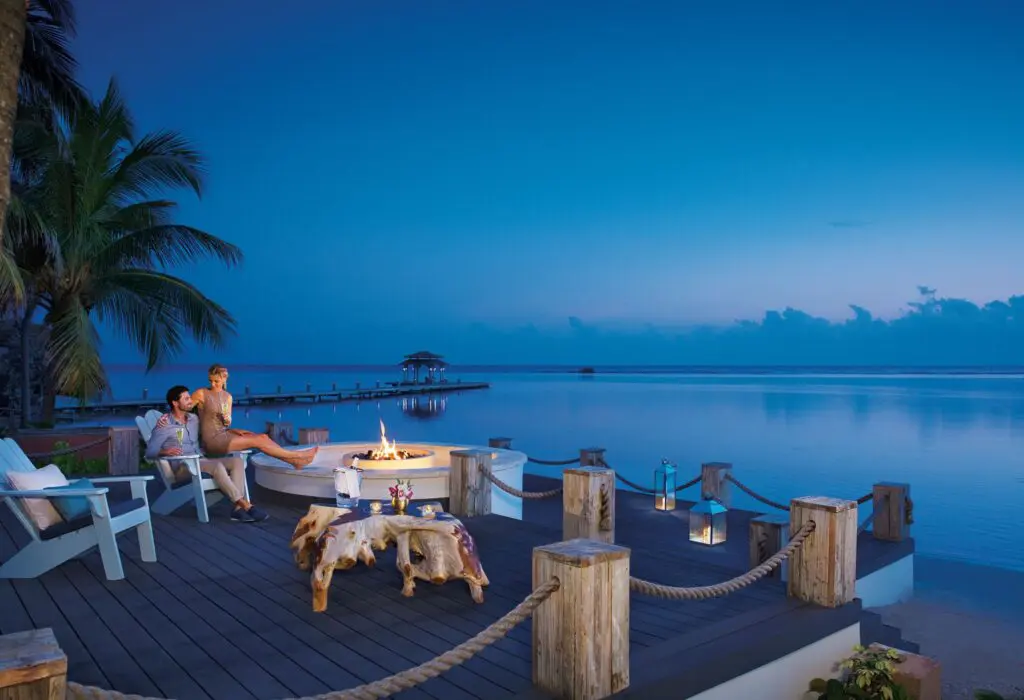 Zoetry Montego Bay-Couple-Firepit