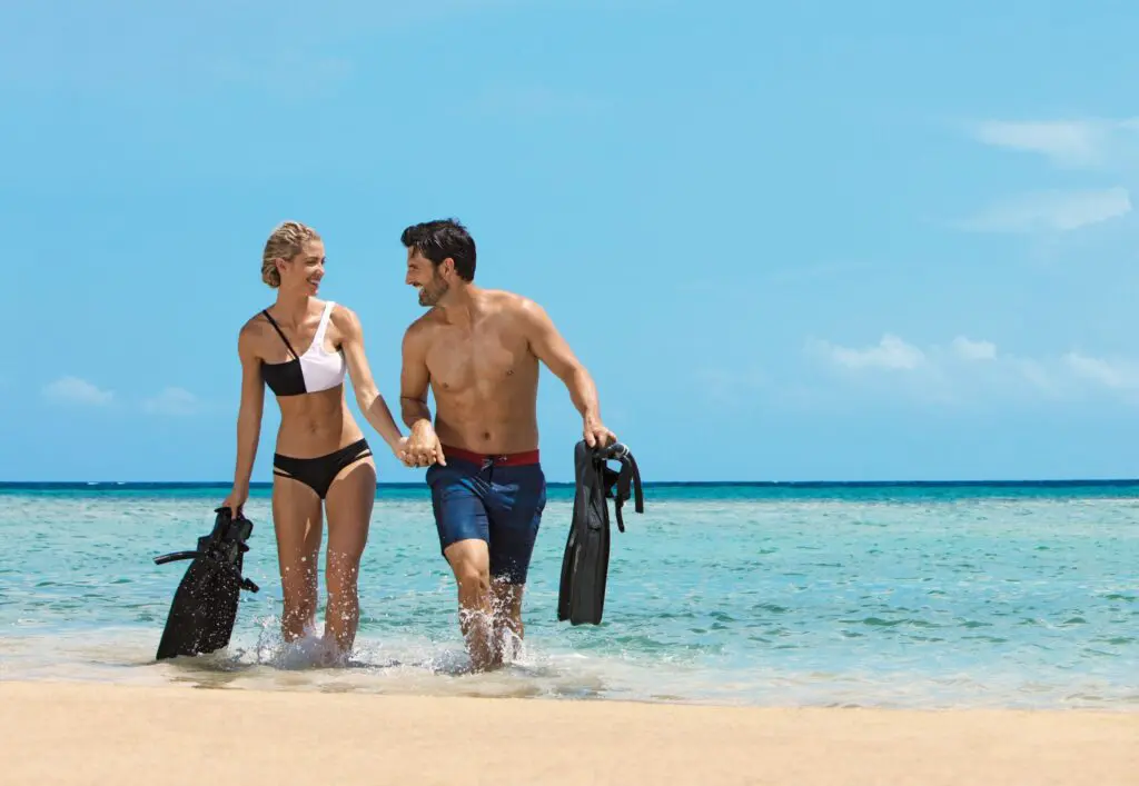 Zoetry Montego Bay Couple Snorkel